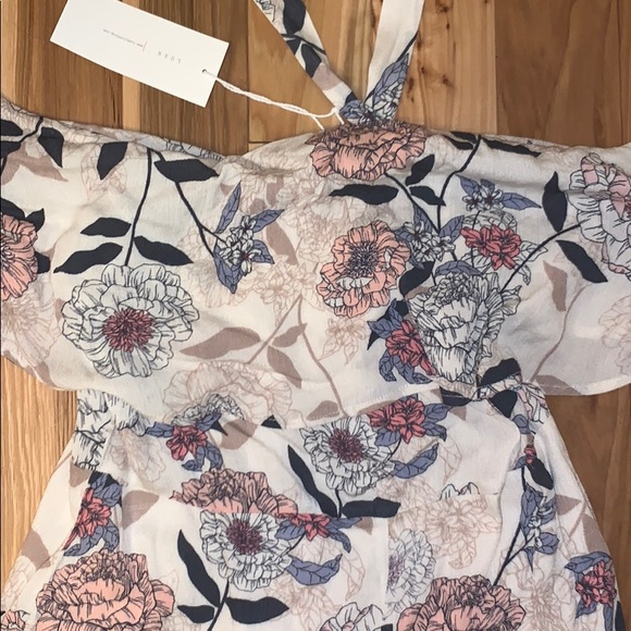 Flowery print romper - Picture 3 of 4